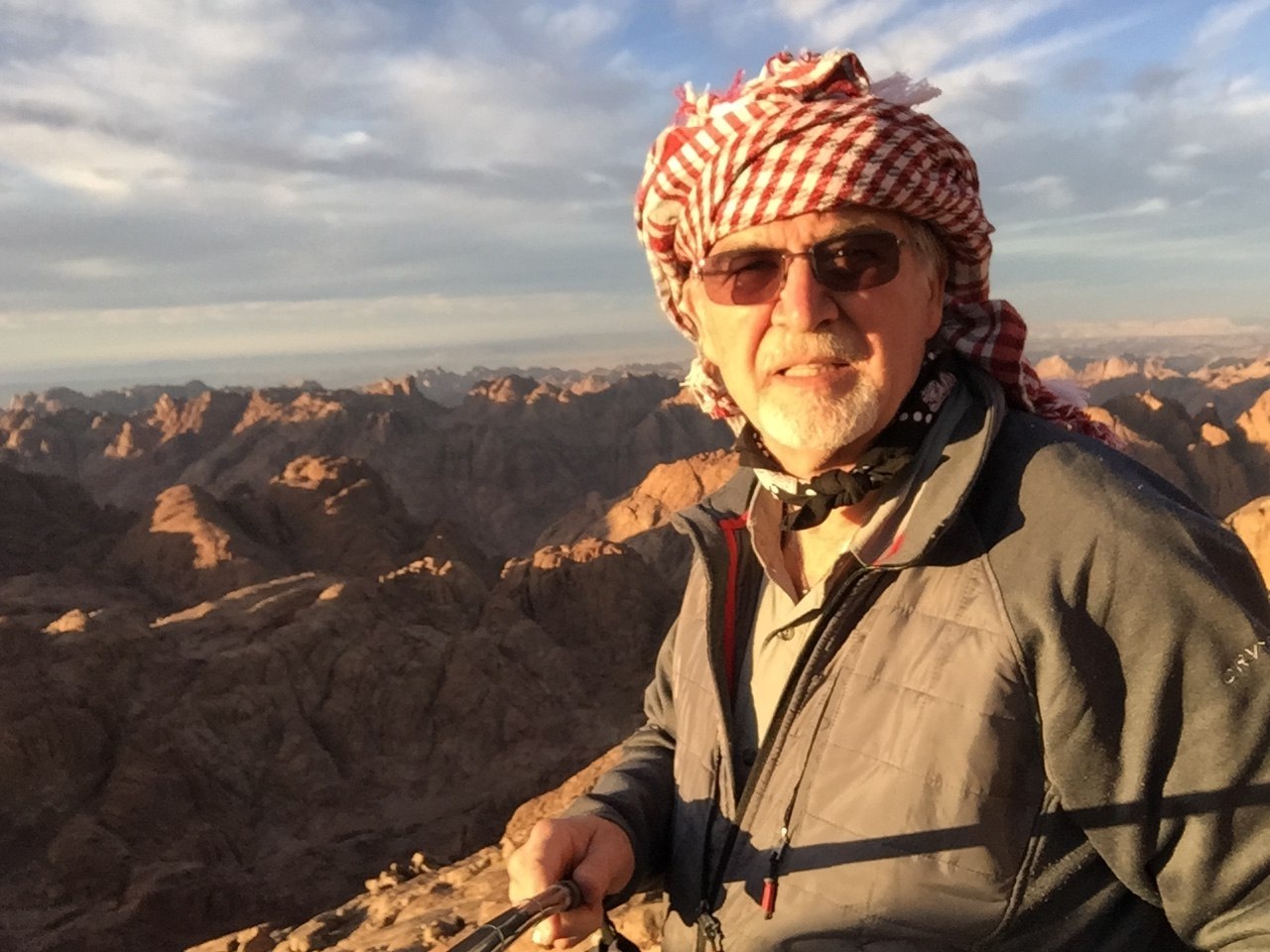 Clay Boykin in the mountains, reflecting on a landscape shaped by time